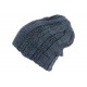 Gros Bonnet Bleu Homme et Femme Doublure Polaire Tradition Dyston BONNETS Nyls Création