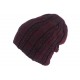 Gros Bonnet Rouge Gris Homme et Femme Laine Doublure Polaire Tradition Dyston BONNETS Nyls Création