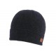 Bonnet Court Noir Homme et Femme Tendance en Laine Double Polaire Hyton BONNETS Nyls Création