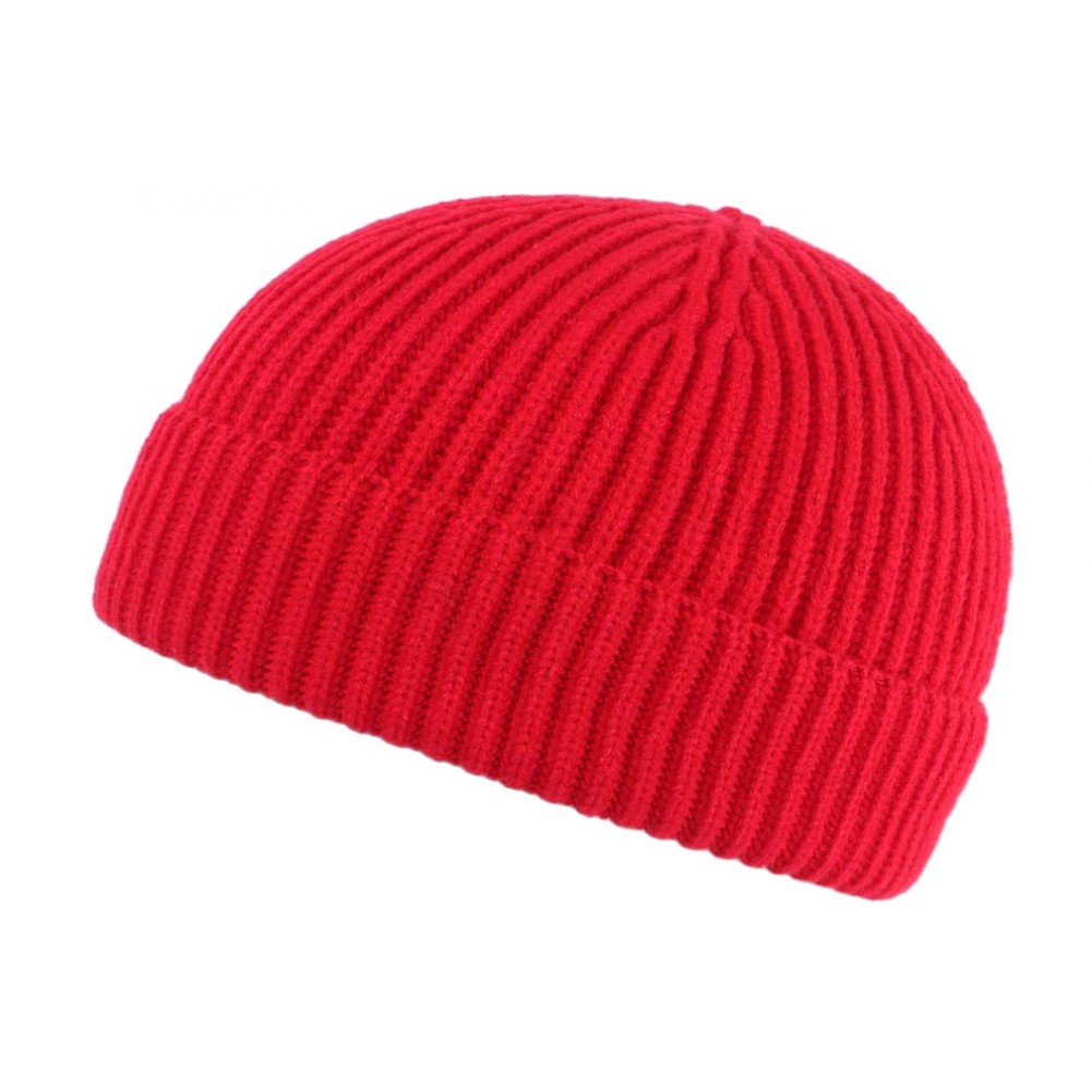 Choisir un Bonnet Docker Rouge, bonnet court homme et femme livré 48h!