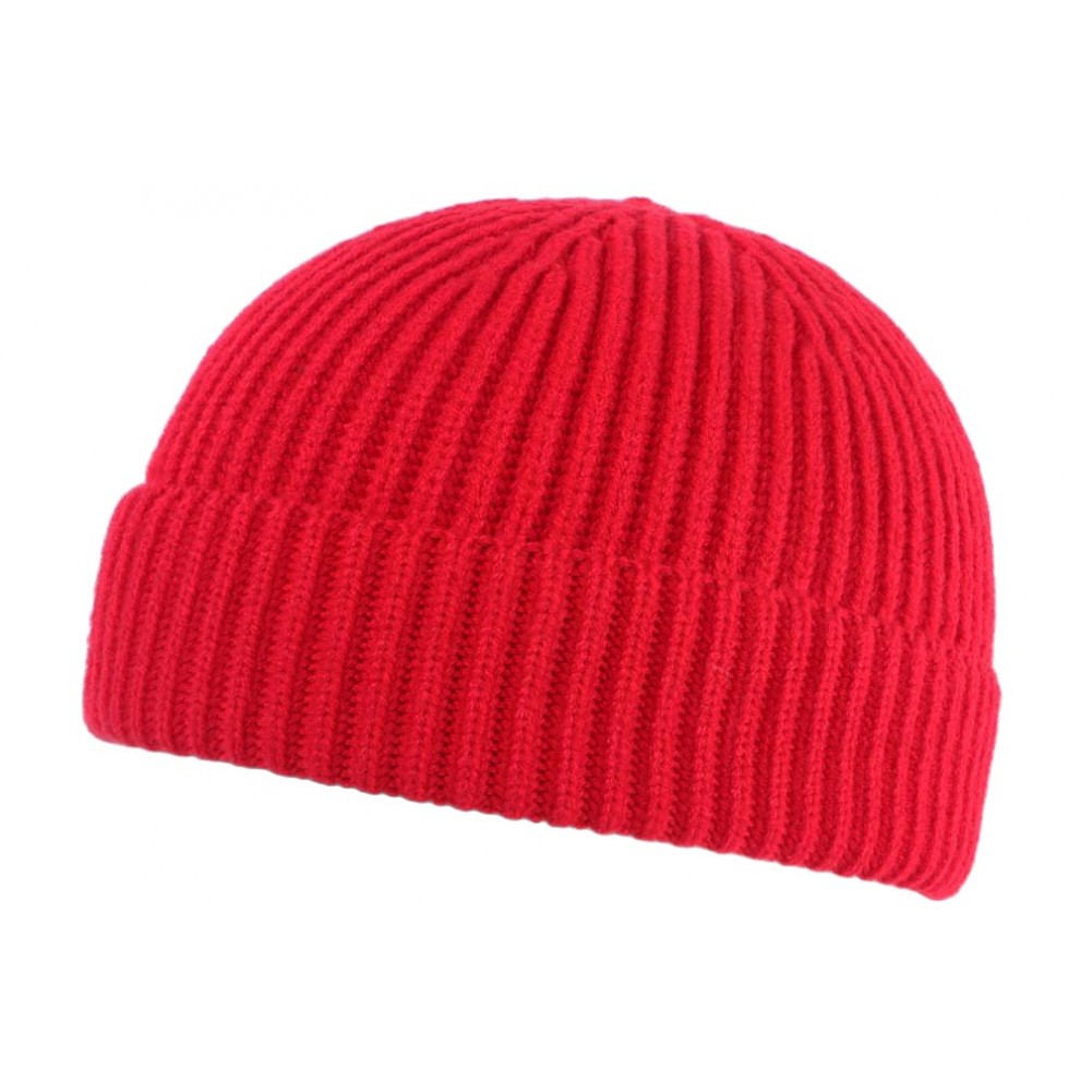 Choisir un Bonnet Docker Rouge, bonnet court homme et femme livré 48h!