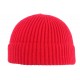 Bonnet Docker Rouge Vif en Laine Homme et Femme Hiver Tendance Louy BONNETS Nyls Création