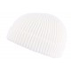 Bonnet Docker Blanc en Laine Homme et Femme Hiver Tendance Louy BONNETS Nyls Création