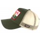 Casquette Von Dutch Verte California Ours Baseball Trucker Beige CASQUETTES VON DUTCH