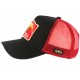 Casquette Von Dutch Noire et Rouge Arizona Trucker Baseball Kustom ANCIENNES COLLECTIONS divers