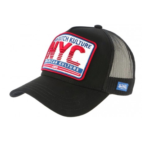 Casquette Von Dutch American Kulture Noire NYC Trucker Baseball ANCIENNES COLLECTIONS divers