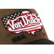 Casquette Von Dutch Cuir Marron USA Country Map Fashion Trucker Baseball CASQUETTES VON DUTCH