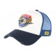 Casquette Von Dutch Blanche et Bleue Oeil Ailé Eye Out Trucker Baseball ANCIENNES COLLECTIONS divers