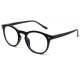 Lunettes de lecture anti lumiere bleue ronde noir mat vintage Hyptek Lunettes Loupes New Time