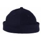 Bonnet Docker Bleu Marine Laine Homme et Femme Mode Hiver Duik BONNETS Nyls Création