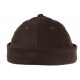 Bonnet Docker Marron en Laine Homme et Femme Mode Hiver Duik BONNETS Nyls Création