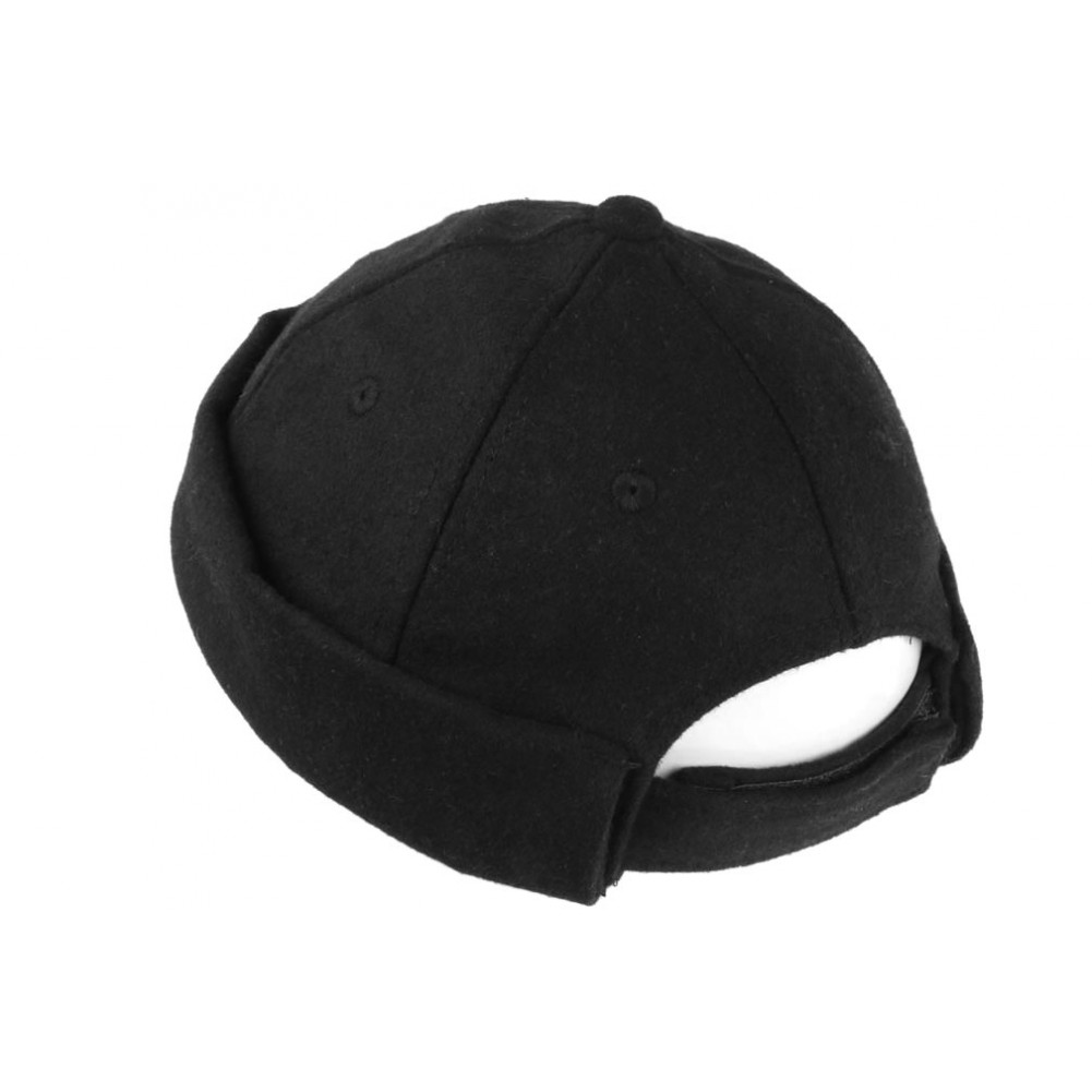 Bonnet Docker Noir en Laine Homme et Femme Hiver Tendance Louy - Taille  unique - Noir - Cdiscount Prêt-à-Porter