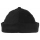 Bonnet Docker Noir en Feutre de Laine Homme et Femme look Hiver Duik BONNETS Nyls Création