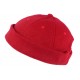 Bonnet Docker Rouge Feutre de Laine Homme et Femme look Hiver Duik BONNETS Nyls Création