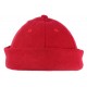 Bonnet Docker Rouge Feutre de Laine Homme et Femme look Hiver Duik BONNETS Nyls Création