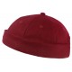 Bonnet Docker Rouge Bordeaux en Laine Homme et Femme look Hiver Duik BONNETS Nyls Création