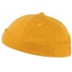 Bonnet Docker Jaune en Feutre de Laine Homme et Femme look Hiver Duik BONNETS Nyls Création