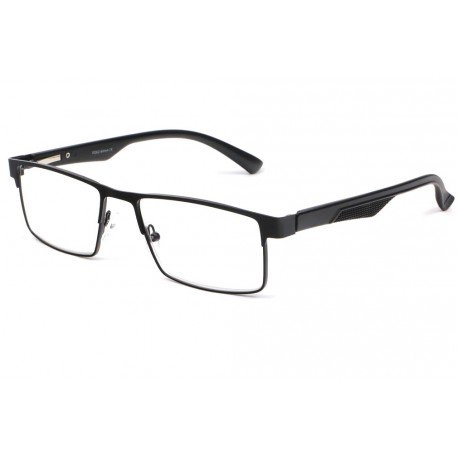 Lunettes De Lecture Anti Lumiere Bleue Noir Mat Metal Protection Ecran Comtek Lunettes Loupes New Time