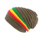 Bonnet Rasta Vert Bronze Esprit Jamaïque Fashion Wesh en Laine ANCIENNES COLLECTIONS divers