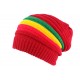 Bonnet Rasta Rouge Hiver Esprit Jamaïque Fashion Wesh en Laine ANCIENNES COLLECTIONS divers