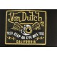 Casquette Von Dutch Noir California Eye Out Baseball Trucker CASQUETTES VON DUTCH