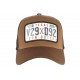 Casquette Von Dutch Marron Plaque Texas V29D29 Baseball Trucker ANCIENNES COLLECTIONS divers