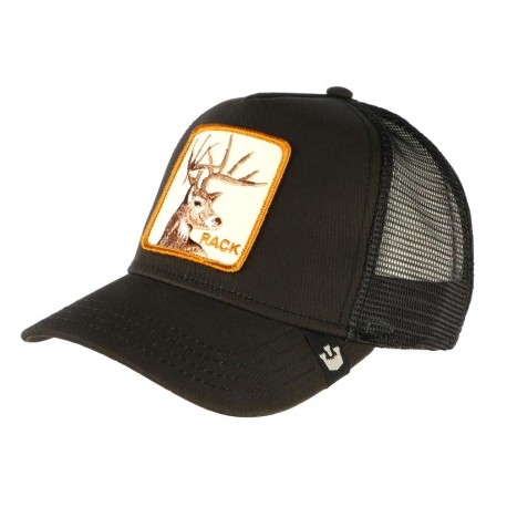 Casquette Goorin Noire Rack It tête de Cerf Baseball Bros ANCIENNES COLLECTIONS divers