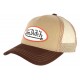 Casquette Von Dutch Marron et Beige Colors Filet Baseball Tendance CASQUETTES VON DUTCH