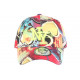 Casquette Enfant NY Rouge et Bleu Crazy Circle Baseball de 7 à 11 ans ANCIENNES COLLECTIONS divers