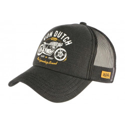 Casquette Von Dutch Grise Legendary Brand Baseball Trucker Crew CASQUETTES VON DUTCH