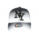 Casquette NY Blanche et Noire Tendance Baseball Fashion Renbo CASQUETTES Hip Hop Honour