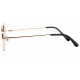 Lunettes de soleil rondes marron monture dorée homme et femme Ocky LUNETTES SOLEIL Eye Wear