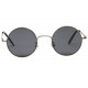 Lunettes de soleil rondes noires fine et gris argent homme et femme Ocky LUNETTES SOLEIL Eye Wear