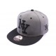 Casquette Snapback NY Grise et Noir ANCIENNES COLLECTIONS divers