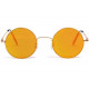 Lunettes de Soleil Miroir Rondes Dorees Femme et Homme et Ocky LUNETTES SOLEIL Eye Wear