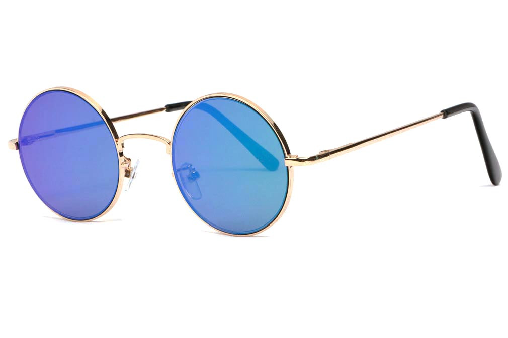 Lunettes de Soleil Rondes Miroir Oversize - Style Audacieux et Moderne