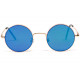 Lunettes de Soleil Miroir Rondes Bleues Homme et Femme Ocky LUNETTES SOLEIL Eye Wear