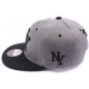 Casquette Snapback NY Grise et Noir ANCIENNES COLLECTIONS divers