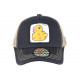 Casquette Enfant Freegun Bleue Filet Beige Baseball Ducky 6 à 12 ans ANCIENNES COLLECTIONS Freegun