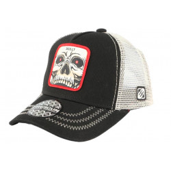 Casquette Enfant Noire Tete de Mort Filet Baseball Skully 6 à 12 ans ANCIENNES COLLECTIONS divers