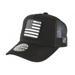 Casquette Enfant Noire Tendance Trucker Baseball USA 6 à 12 ans ANCIENNES COLLECTIONS divers