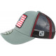 Casquette Enfant Gris Vert Fashion Trucker Baseball USA 6 à 12 ans ANCIENNES COLLECTIONS divers