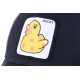 Casquette Enfant Bleu broderie Canard Jaune Baseball Ducky 6 à 12 ans Casquette Enfant Hip Hop Honour