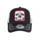 Casquette Enfant Noire Tete de Mort Baseball Skully de 6 a 12 ans Casquette Enfant Hip Hop Honour