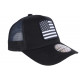 Casquette Enfant Noire Fashion Visiere Baseball USA 6 a 12 ans Casquette Enfant Hip Hop Honour