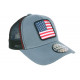 Casquette Enfant Gris Vert Tendance Visiere Baseball USA 6 a 12 ans Casquette Enfant Hip Hop Honour