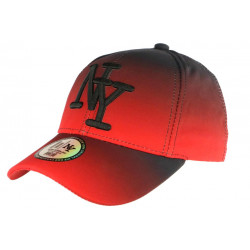 Casquette Enfant Rouge et Noire Baseball Tendance Renbo de 7 à 11 ans Casquette Enfant Hip Hop Honour