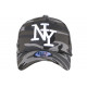 Casquette NY enfant militaire Grise Kaptin Baseball Camouflage 7 a 12 ans Casquette Enfant Hip Hop Honour