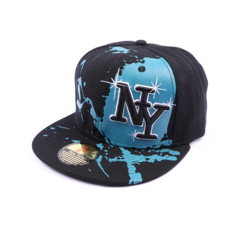 Snapback Ny Noir et bleu façon Tag ANCIENNES COLLECTIONS divers