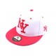 Snapback Ny blanche et visière rouge ANCIENNES COLLECTIONS divers